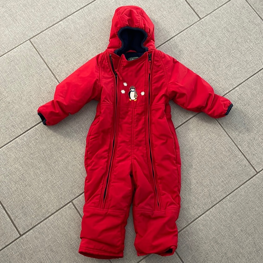 Snow suit Red 2T LL Bean